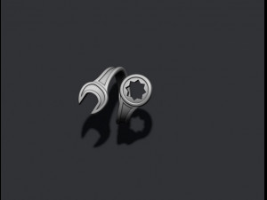 Wrench ring 3D प्रिंट मॉडल