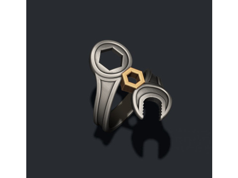 Wrench ring 3D Baskı Modeli