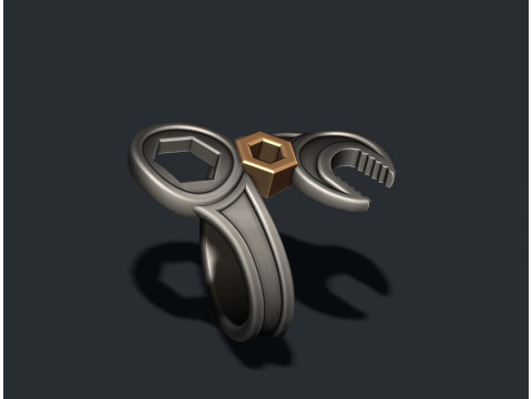 Wrench ring 3D Baskı Modeli