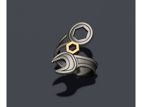 Wrench ring 3D Baskı Modeli