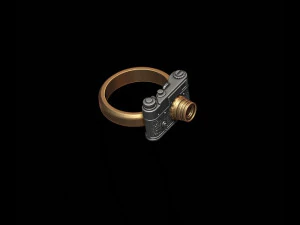Photo camera ring 3D Print Model