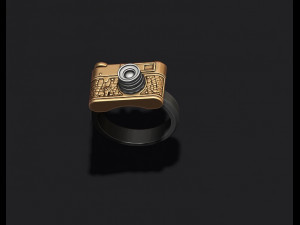 Photo camera ring 3D 打印模型