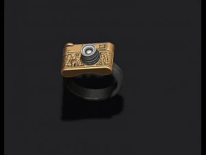 Photo camera ring 3D Print Model