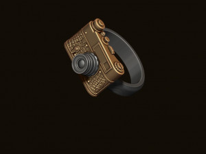 Photo camera ring 3D 打印模型