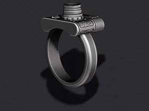 Photo camera ring 3D 打印模型