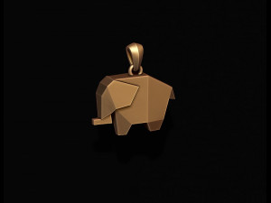 Low poly ship camel lion parrot bat dove bull pendants pack 3d print model 3D 프린트 모델