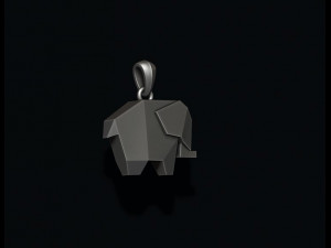 Low poly ship camel lion parrot bat dove bull pendants pack 3d print model 3D 프린트 모델