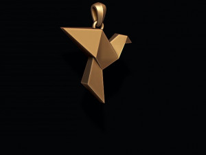 Low poly ship camel lion parrot bat dove bull pendants pack 3d print model 3D 프린트 모델