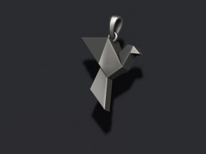 Low poly ship camel lion parrot bat dove bull pendants pack 3d print model 3D 프린트 모델