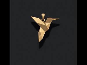 Low poly ship camel lion parrot bat dove bull pendants pack 3d print model 3D 프린트 모델