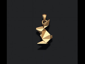 Low poly ship camel lion parrot bat dove bull pendants pack 3d print model 3D 프린트 모델