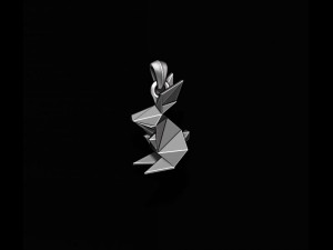 Low poly ship camel lion parrot bat dove bull pendants pack 3d print model 3D 프린트 모델