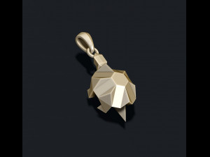 Low poly ship camel lion parrot bat dove bull pendants pack 3d print model 3D 프린트 모델