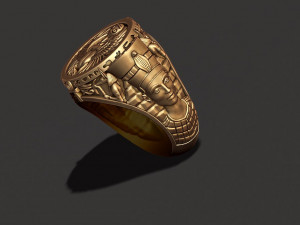 Egyptian pharaoh queen ring 3D Print Model