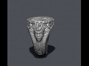 Egyptian pharaoh queen ring 3D Print Model