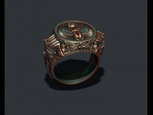 Egyptian pharaoh ring 3D Print Model