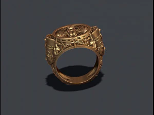 Anello nefertiti egiziano Modello di stampa 3D