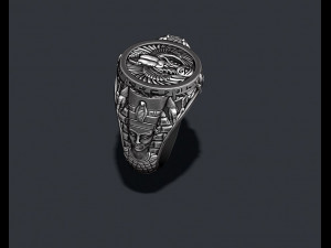 Egyptian nefertiti ring 3D Принт Модель