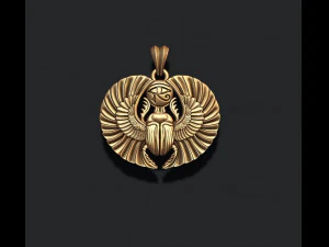 Egyptian scarab pendant 3D Print Model