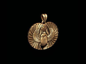 Egyptian scarab pendant 3D Print Model