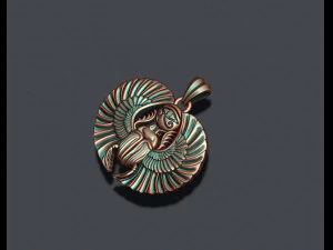 Egyptian scarab pendant 3D Print Model