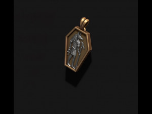 Egyptian anubis pendant Modèles 3D en vedette