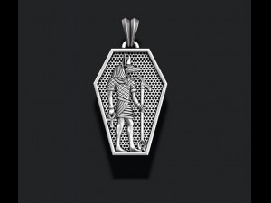 Egyptian anubis pendant Modèles 3D en vedette
