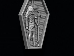 Egyptian anubis pendant Modèles 3D en vedette