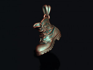 Old boot pendant 3D Принт Модель