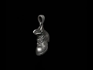 Old boot pendant 3D Print Model