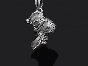 Old boot pendant Modèles 3D en vedette