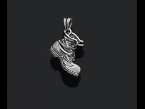 Old boot pendant Modèles 3D en vedette