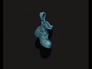 Old boot pendant Modèles 3D en vedette