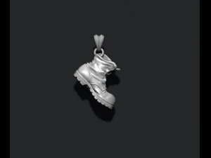 Old boot pendant 3D Print Model