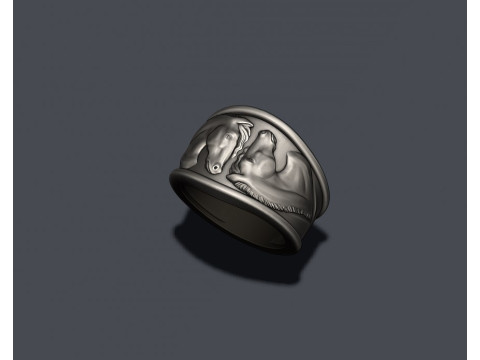 Horse ring Modelo de Impressão 3D