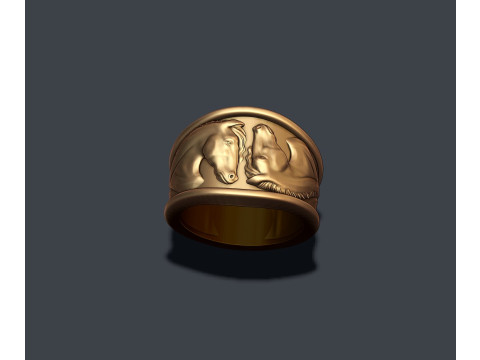Horse ring 3D 打印模型
