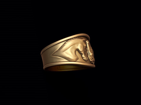 Horse ring 3D 打印模型
