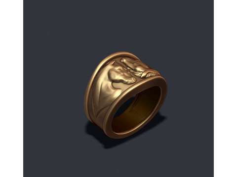 Horse ring 3D 打印模型