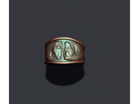 Horse ring 3D 打印模型