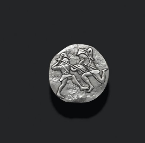 Old coin v5 3D Print Model .c4d .max .obj .3ds .fbx .stl .blend 