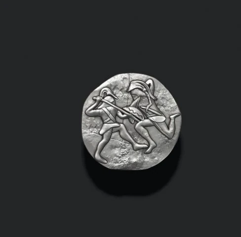 Old coin v5 3D Print Model .c4d .max .obj .3ds .fbx .stl .blend 