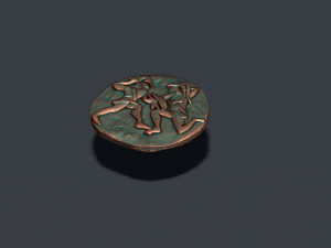 Old coin v5 3D Print Model
