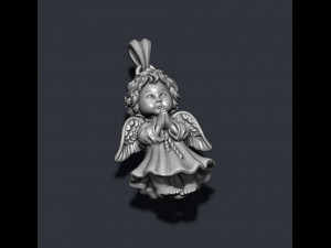 Baby angel pendant 3D Принт Модель