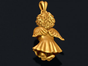 Baby angel pendant 3D Принт Модель