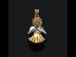 Baby angel pendant 3D Принт Модель