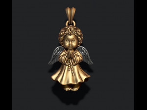 Baby angel pendant 3D Принт Модель