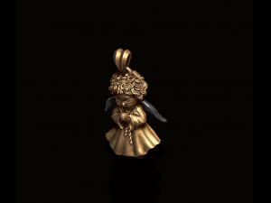 Baby angel pendant 3D Принт Модель