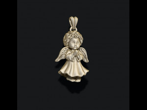 Baby angel pendant 3D Принт Модель