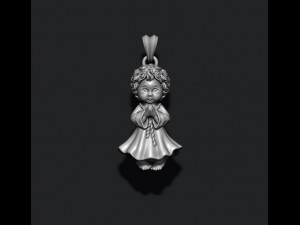 Baby pendant 3D प्रिंट मॉडल