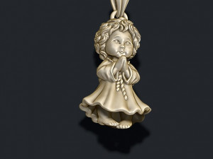 Baby pendant 3D प्रिंट मॉडल